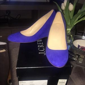 J Crew Bluebird Martina Suede Wedges